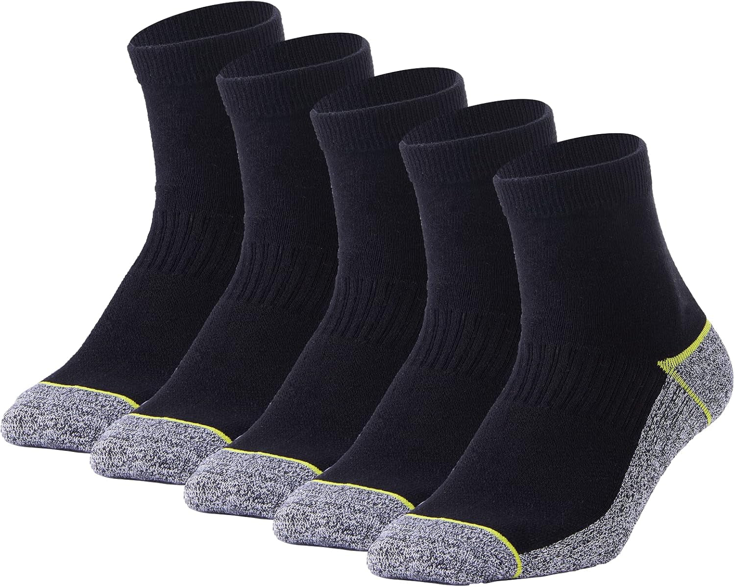 Copper Infused Quarter Socks Improve Foot Health Odor Control with Moisture Wicking Durable Comfortable Fit (4/5 Pairs)