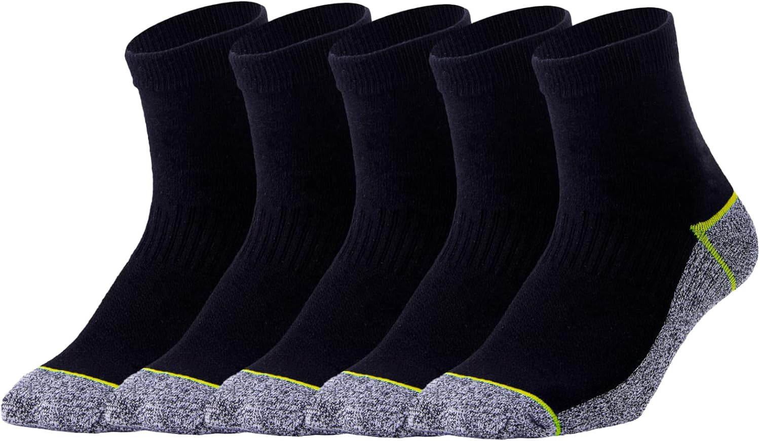 Copper Infused Quarter Socks Improve Foot Health Odor Control with Moisture Wicking Durable Comfortable Fit (4/5 Pairs)