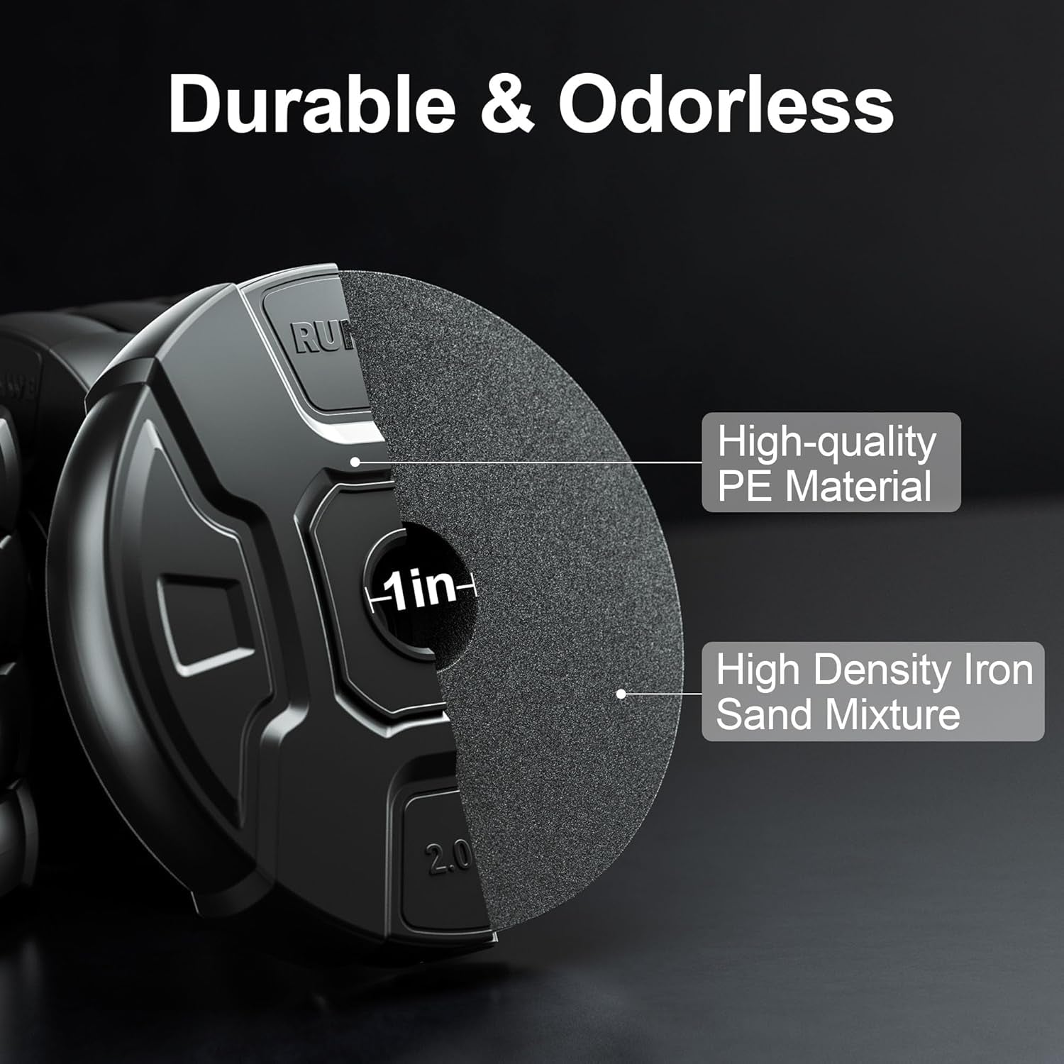 Heavy Adjustable Dumbbell Barbell Set -  100 90 70 50 Lb Weight Set for Option, Metal Dumbbell Grip and Barbell Bar, 1" Center Hole Weight Plate, 3-In-1 Adjustable Dumbbell, Barbell and Push-Up Stand